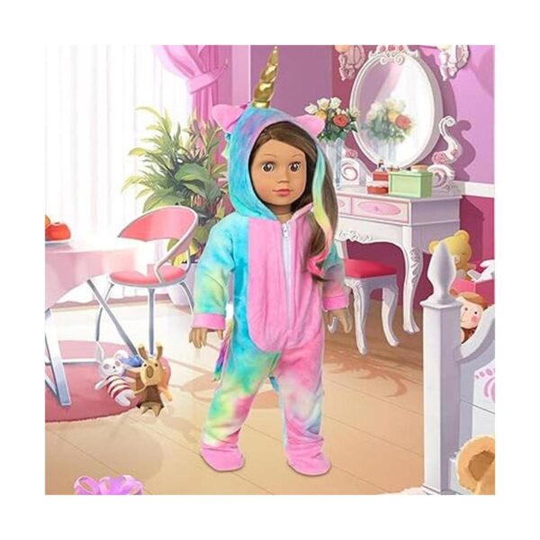 BDDOLL Ropa de muñeca de 18 pulgadas disfraz de muñeca de_3