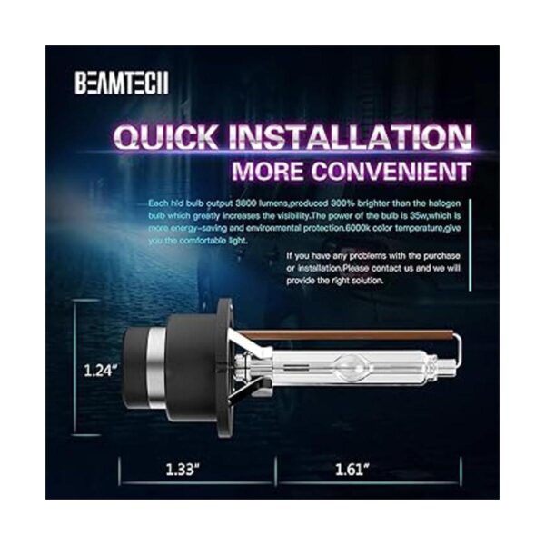 BEAMTECH Bombillas HID D2S bombillas de repuesto para_5
