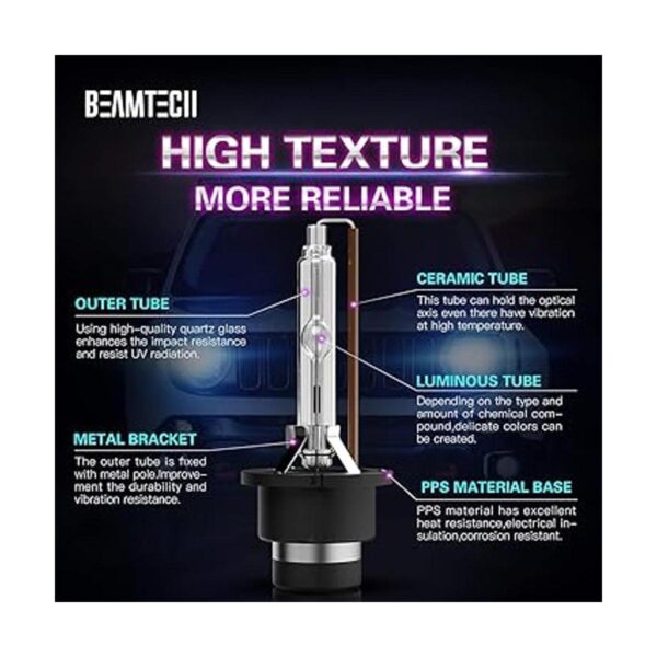 BEAMTECH Bombillas HID D4S bombillas de repuesto de xenón_2