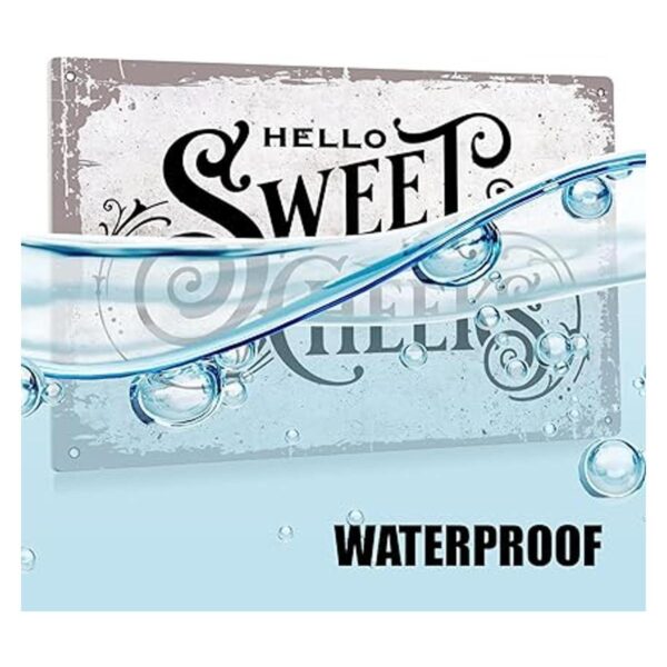 BEASTZHENG Retro Hello Sweet Cheeks Baño Metal Tin Sign_3