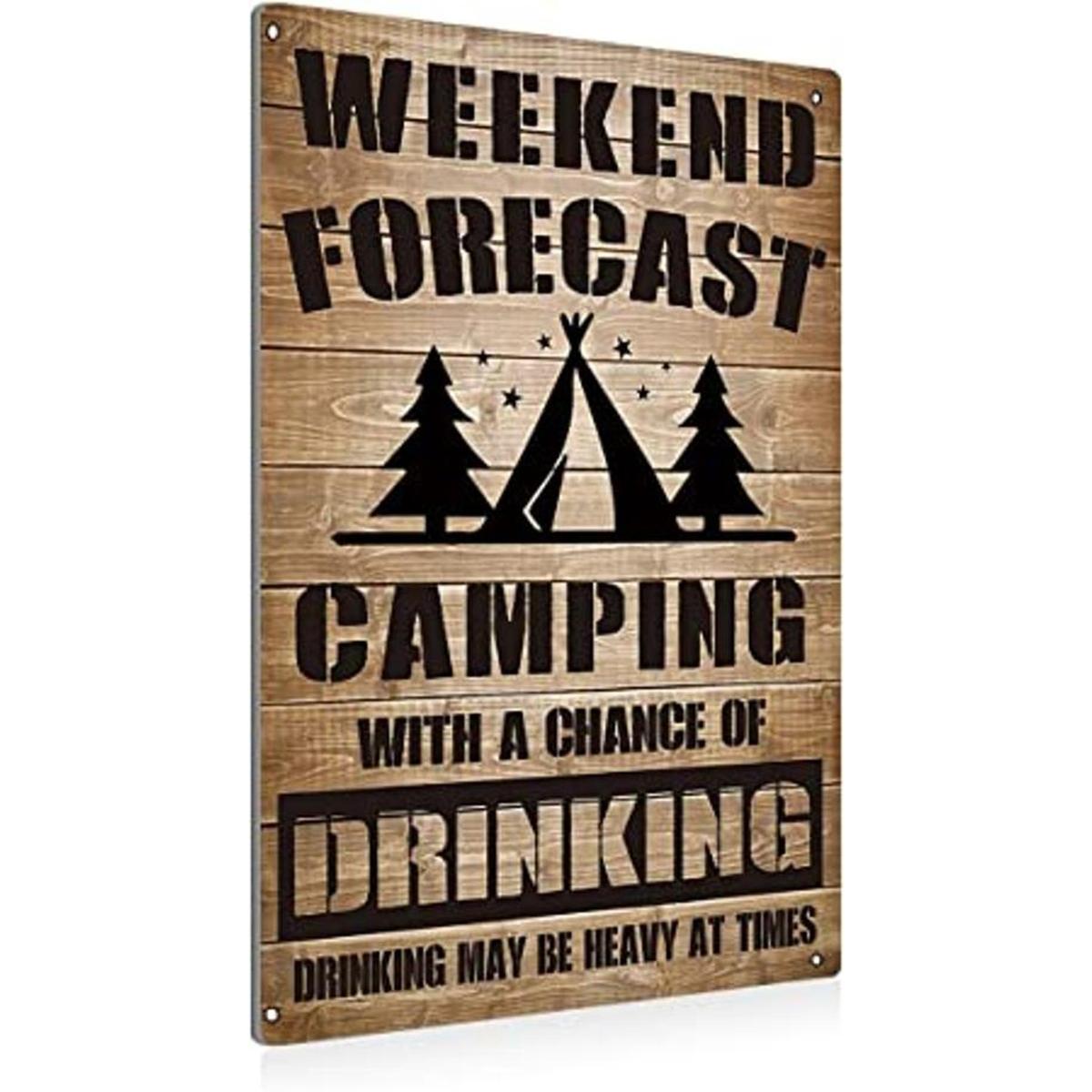 BEASTZHENG Divertido fin de semana previsión camping