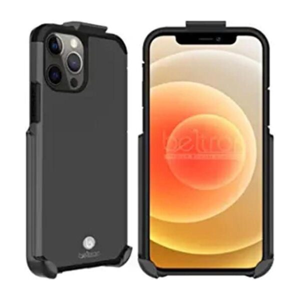 BELTRON Funda con clip para cinturón para iPhone 12 Pro_1