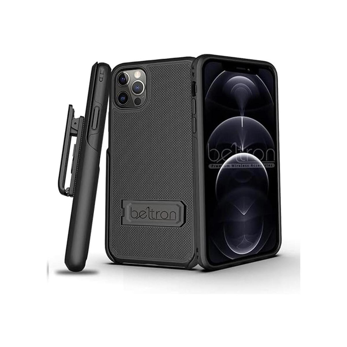 BELTRON Combo Funda y funda para iPhone 12 Pro Max Slim