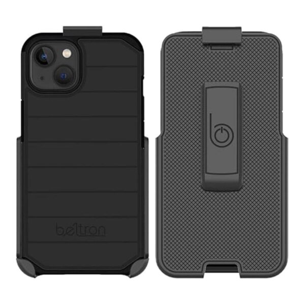 BELTRON Funda con clip para cinturón para iPhone 14_4