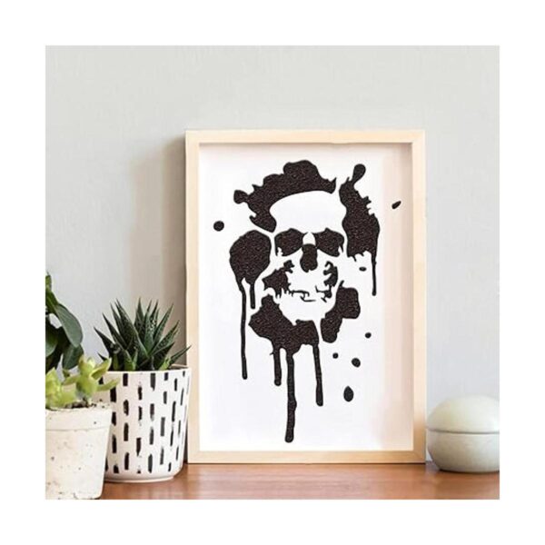 BENECREAT 12 plantillas de dibujo de plástico con patrón
