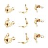 BENECREAT 150 piezas chapadas en oro de 18 quilates para