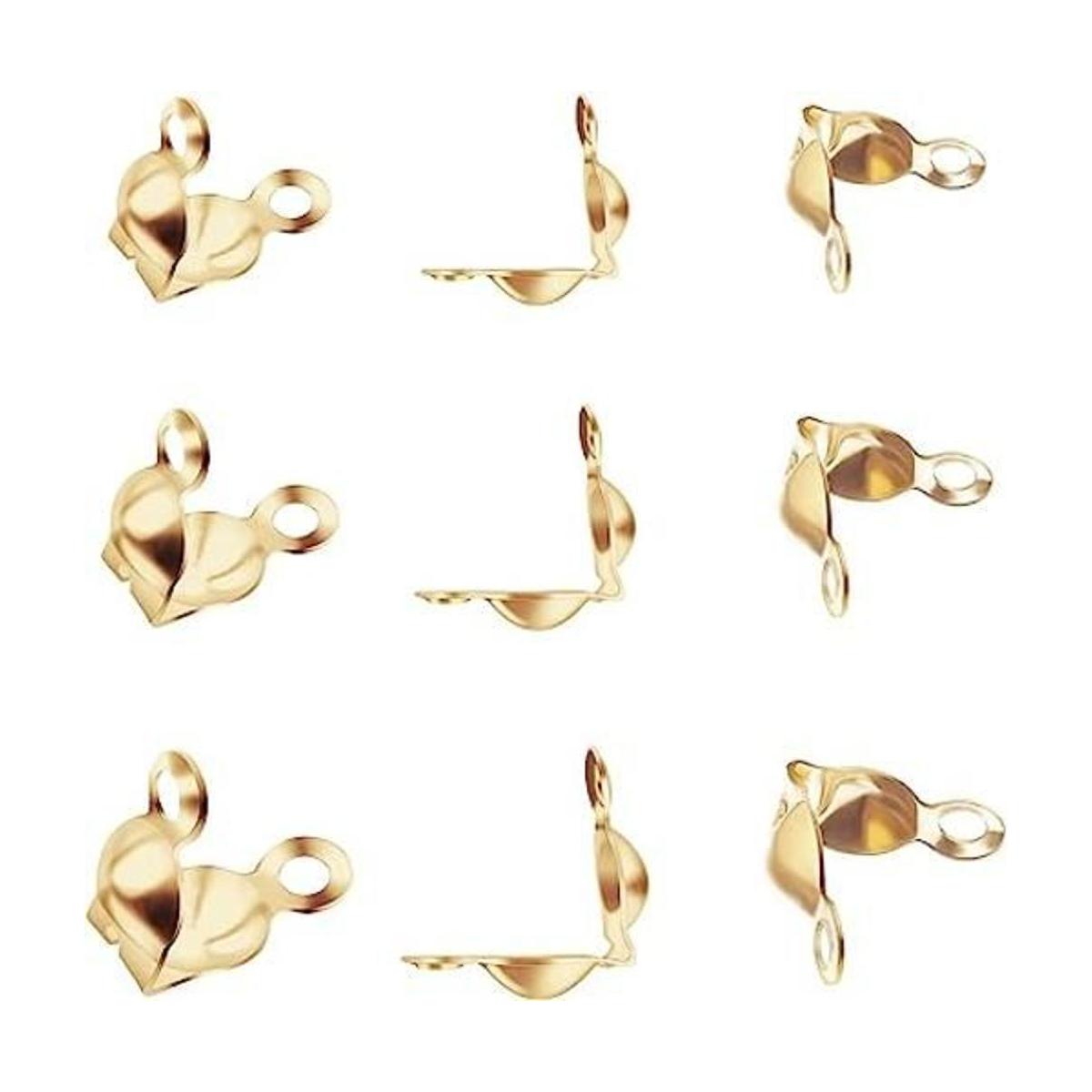 BENECREAT 150 piezas chapadas en oro de 18 quilates para