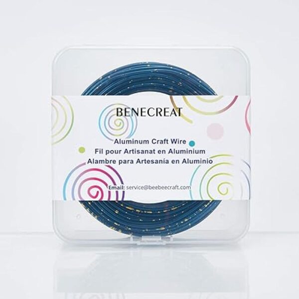 BENECREAT Alambre de aluminio multicolor de color
