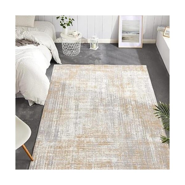 JINCHAN Alfombra moderna de 5 x 7 pulgadas color gris_4