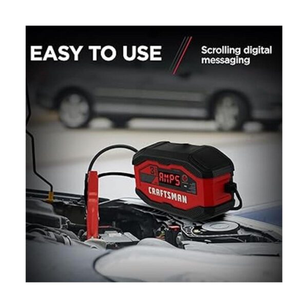 CRAFTSMAN CMXCESM260 3A 12V Cargador de batería totalmente_2
