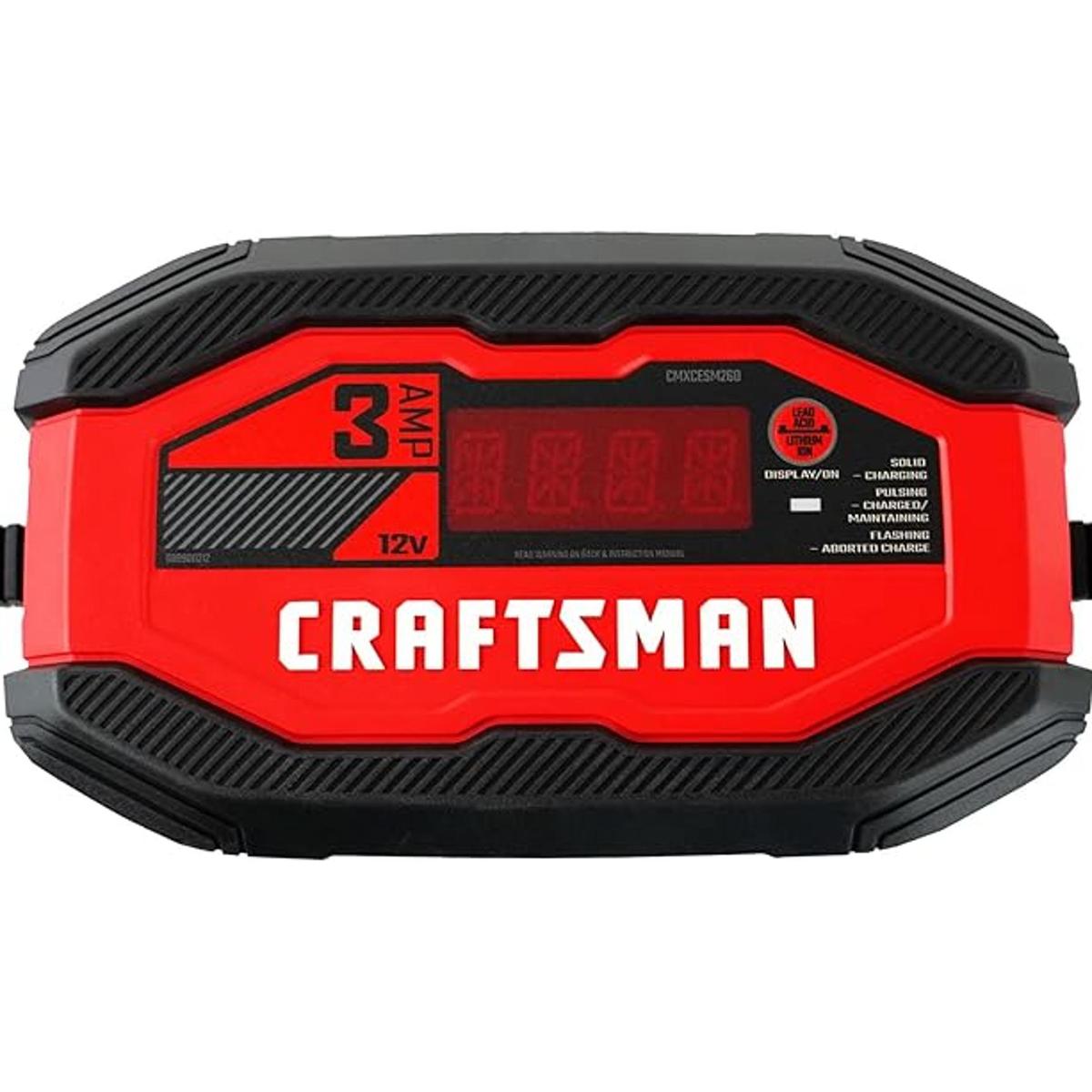 CRAFTSMAN CMXCESM260 3A 12V Cargador de batería totalmente