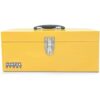 Caja de herramientas portátil de acero resistente de 16