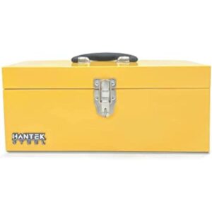 Caja de herramientas portátil de acero resistente de 16