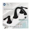 PARLOS Grifo para baño de doble manija extendido con_2