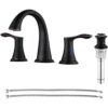 PARLOS Grifo para baño de doble manija extendido con_1