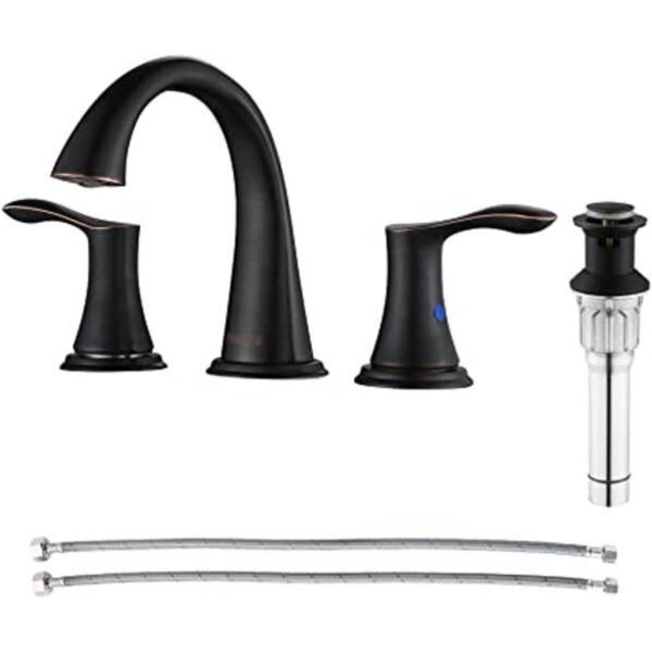 PARLOS Grifo para baño de doble manija extendido con_1
