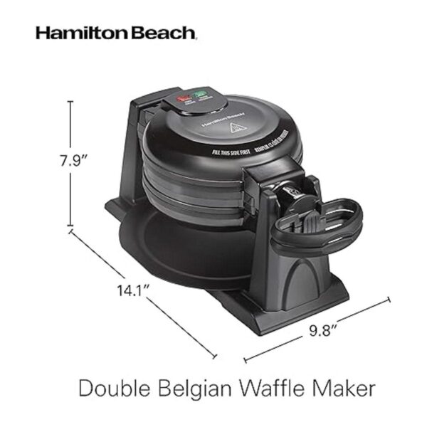 Hamilton Beach 26201 Waflera belga con placas
