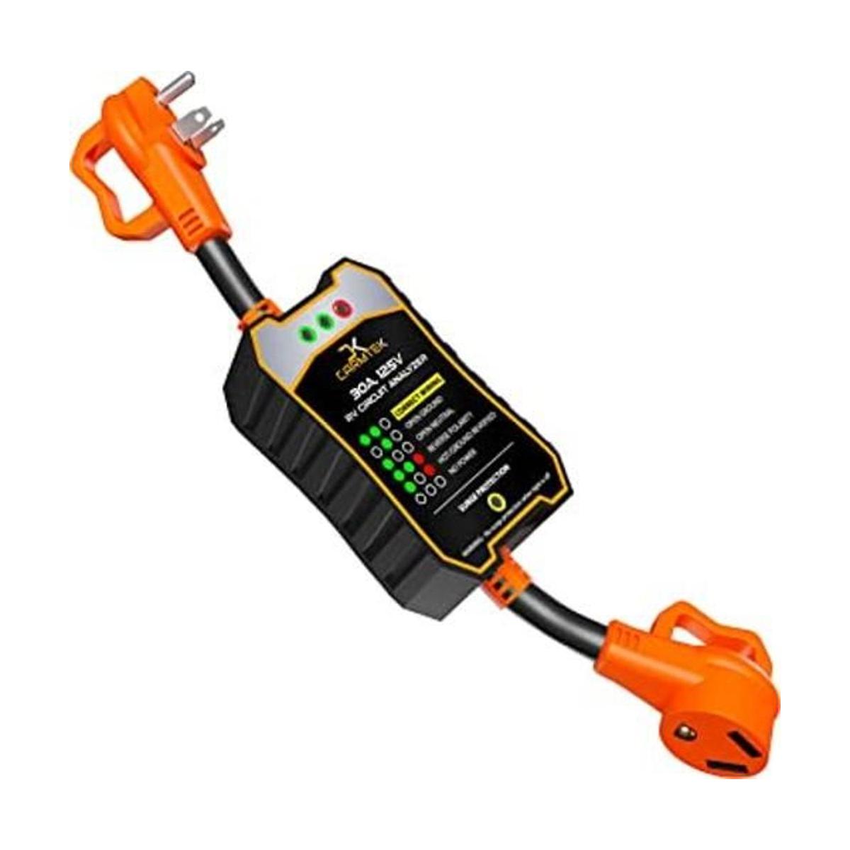 Protector de sobretensiones portátil de 30 amperios