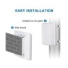 CENTROPOWER Interruptor POE para exteriores de 5 puertos_4