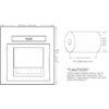KAISERAUM Soporte de papel higiénico empotrable con