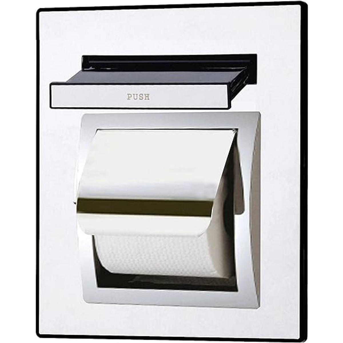 KAISERAUM Soporte de papel higiénico empotrable con