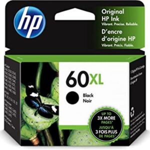 Cartucho de tinta negra original HP 60XL de alto_1