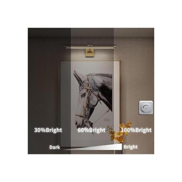 Joosenhouse Lámpara de luz LED regulable de 24.4_4