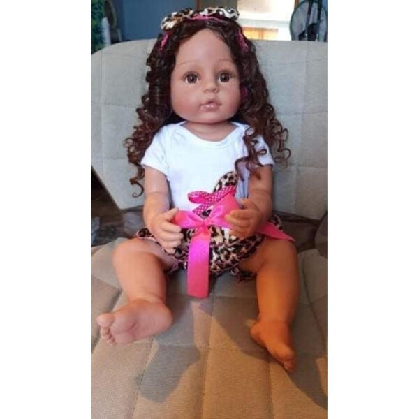 Angelbaby Muñecas de bebé afroamericanas realistas de 22_5