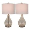Decor Therapy MP1096 Juego de 2 lámparas de mesa crujido_2