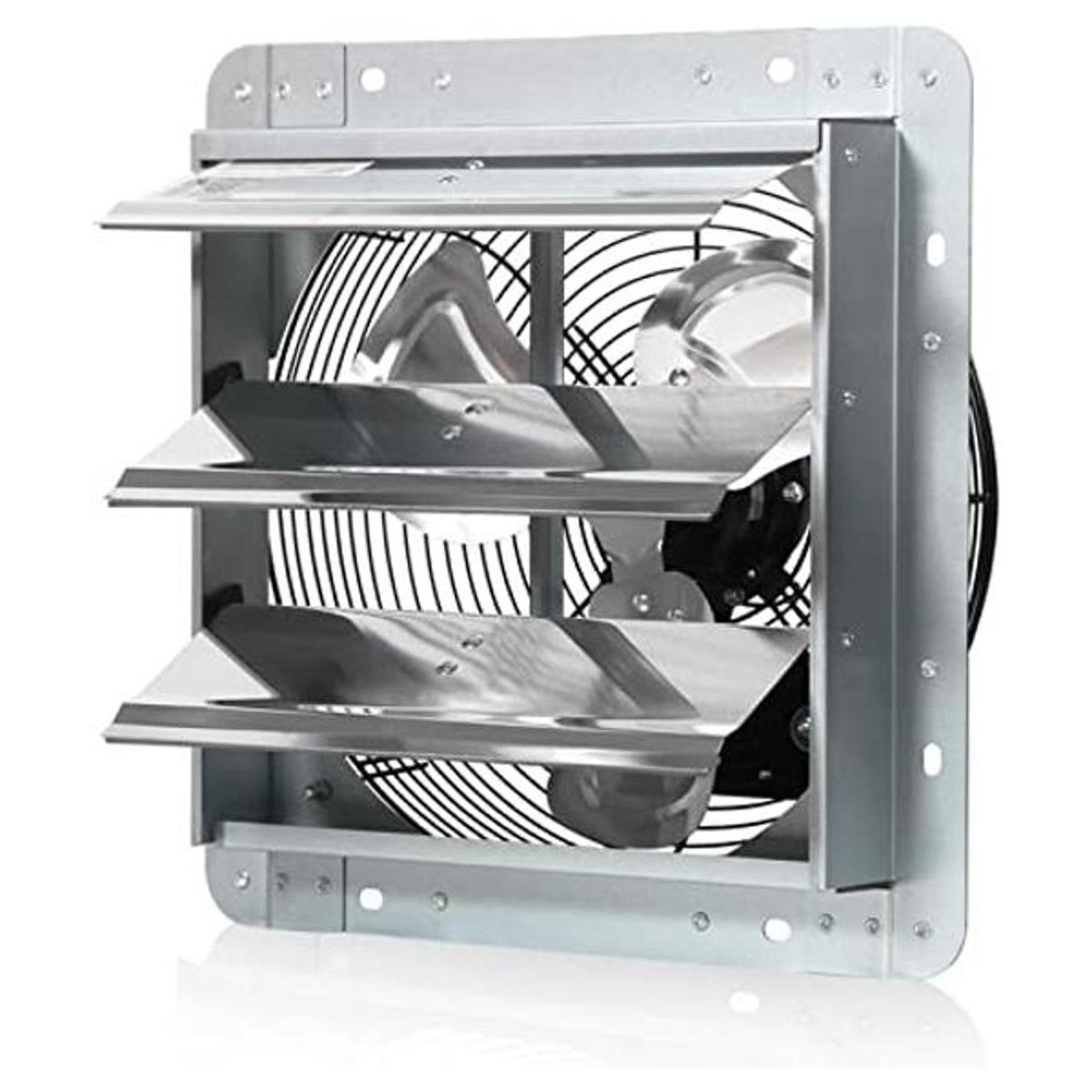 JPOWER Ventilador de escape de 12 pulgadas montado en la