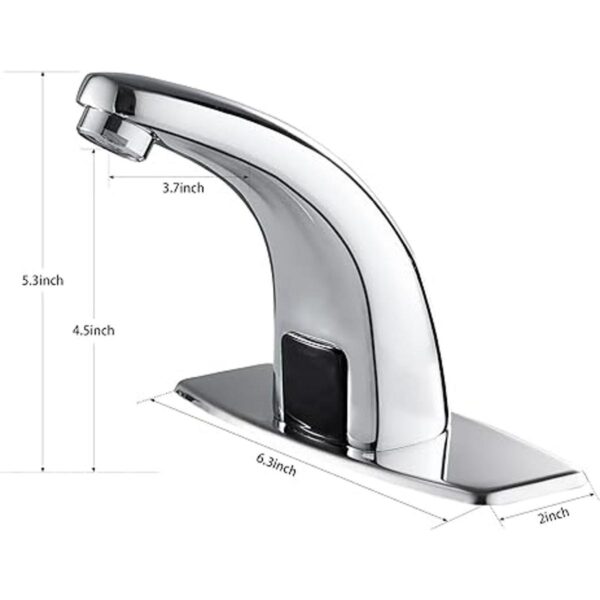 Gangang Grifo de lavabo automático sin contacto con sensor_5