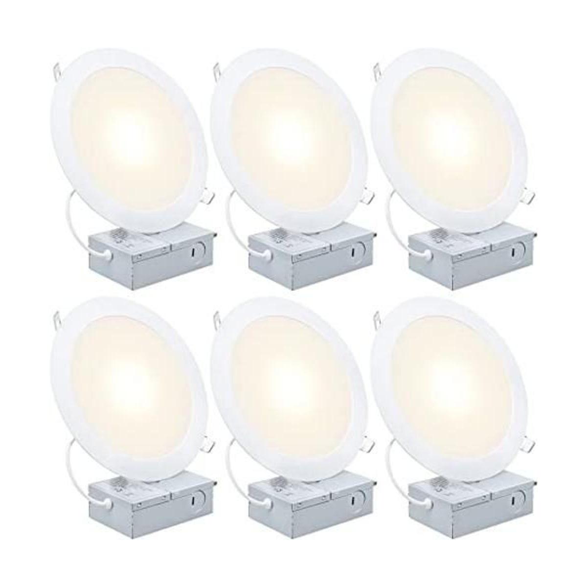 Lámpara de techo empotrada LED ultrafina de 7 pulgadas con