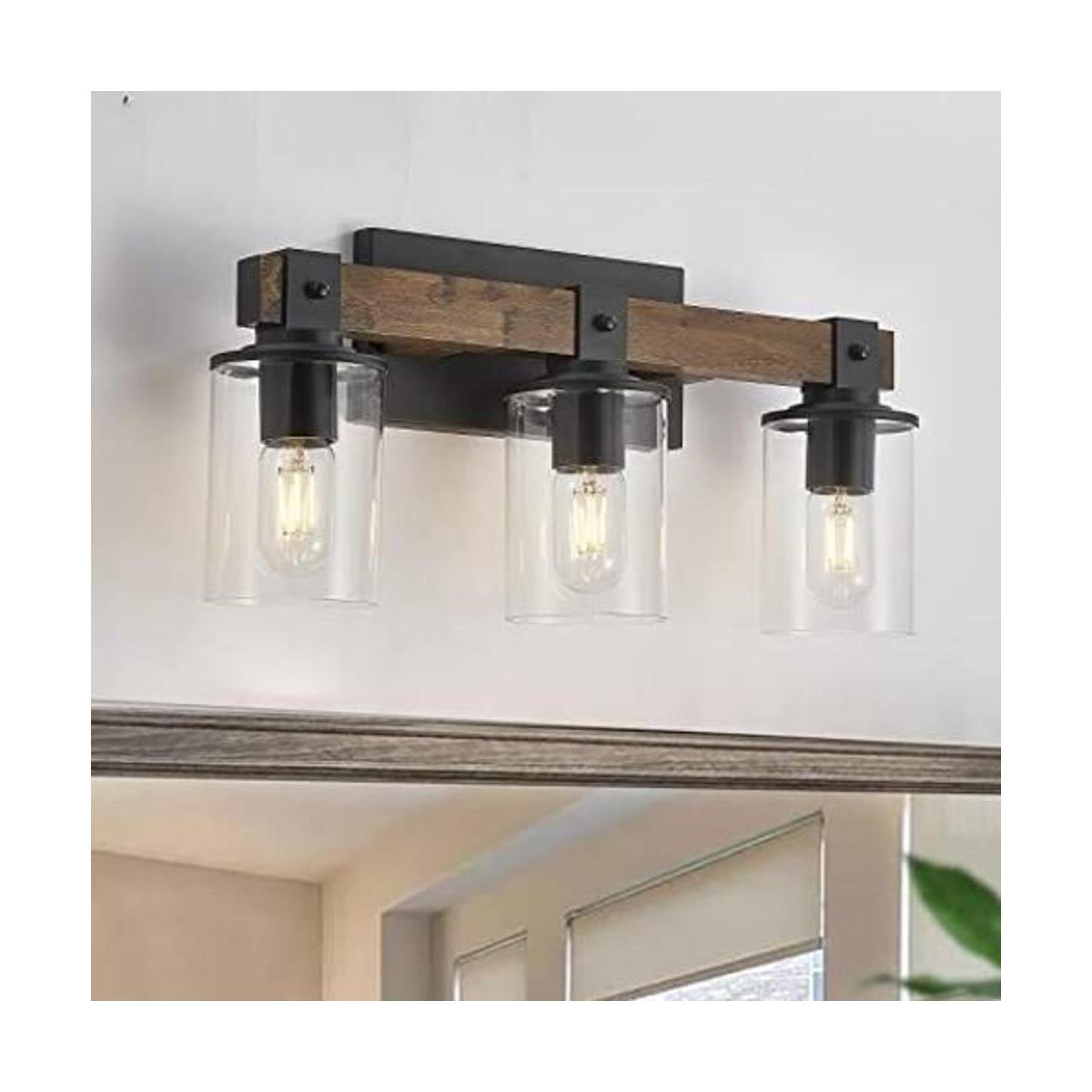 DUJAHMLAND Lámpara de tocador de granja luz de pared de