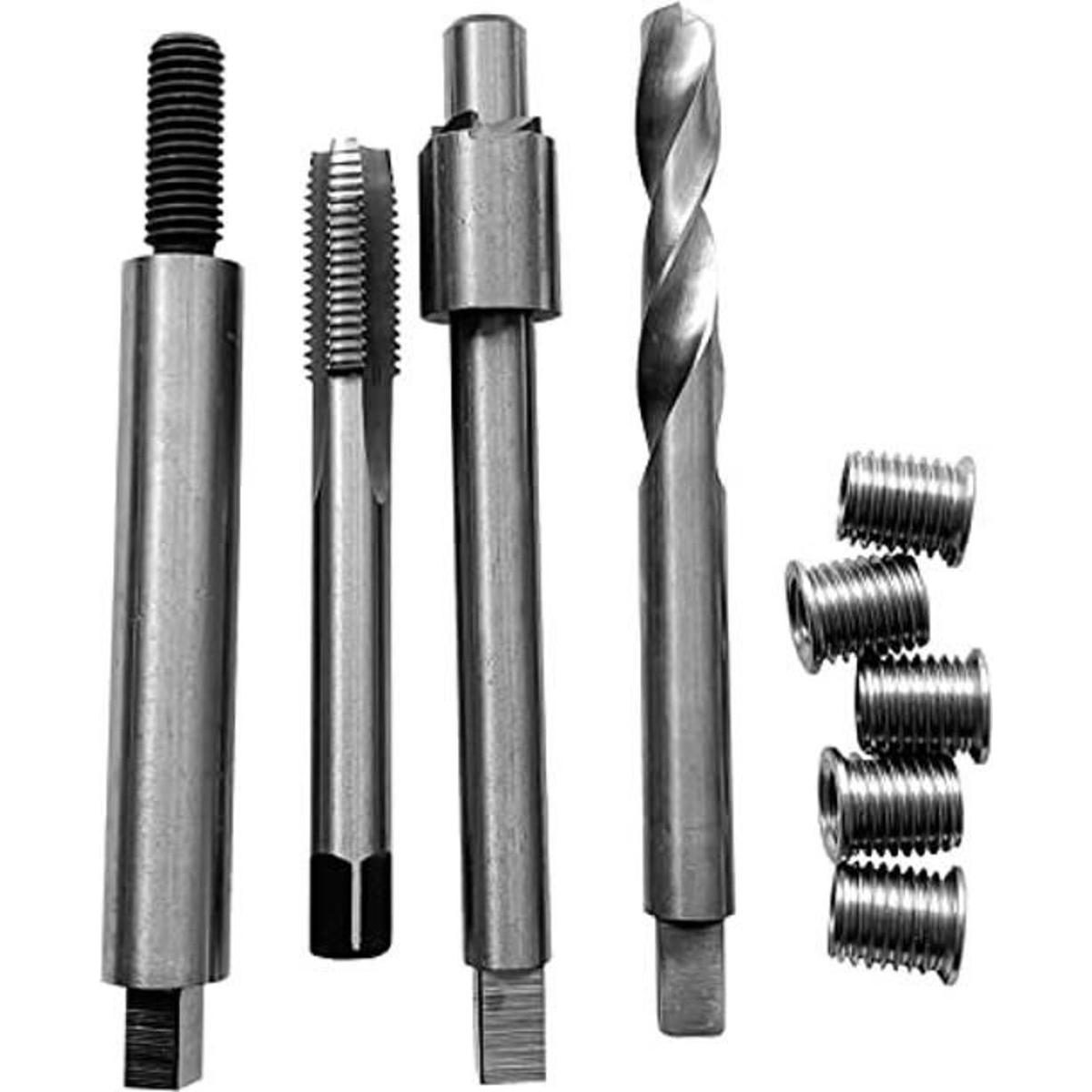 BZBMGMO Kit de reparación de rosca métrica M8X1.25X11.7