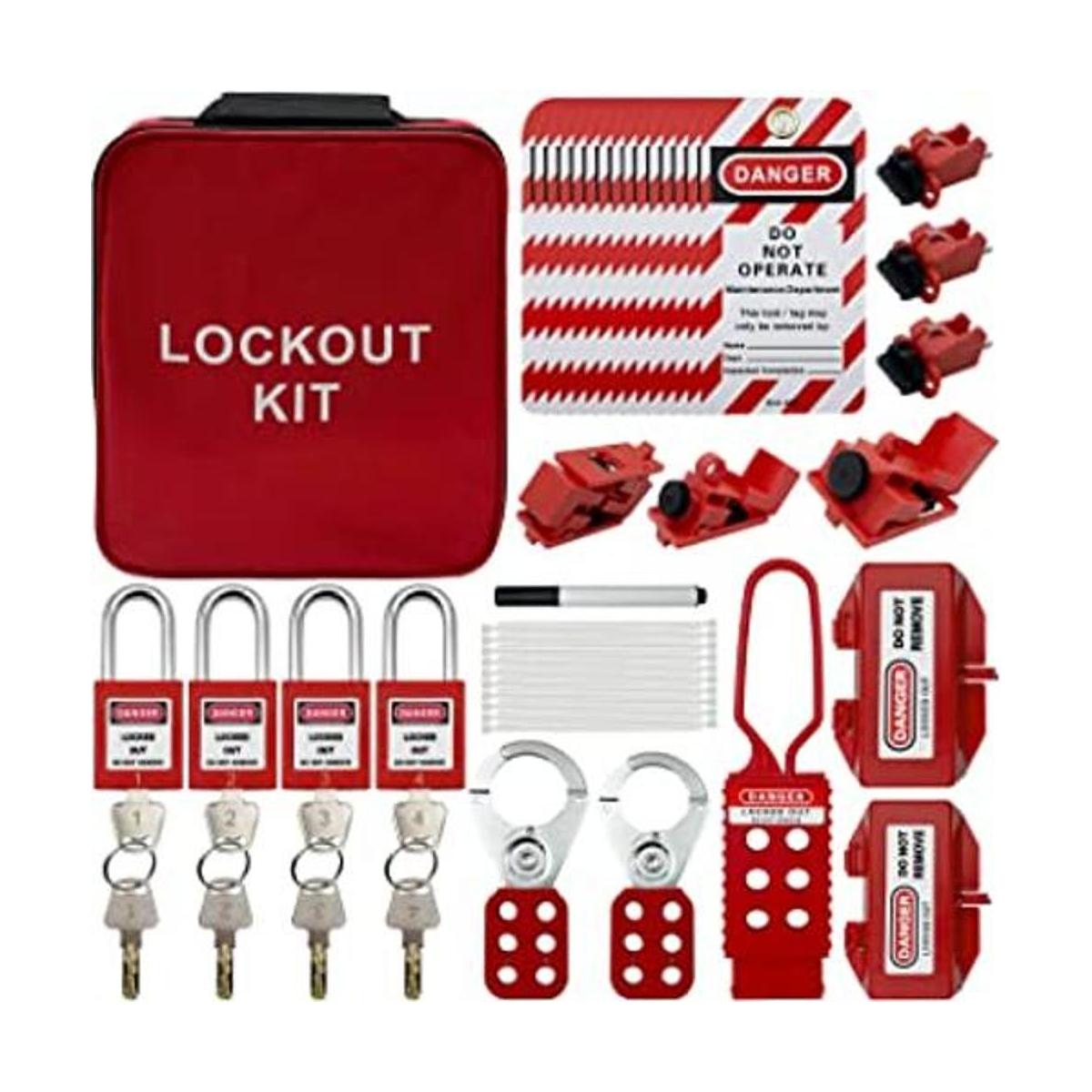 Kit de etiquetado de bloqueo eléctrico Loto Bloqueo de