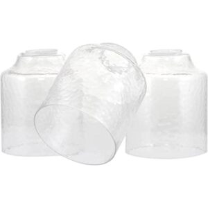 Kira Home Caspian Persianas de vidrio martilladas de 6_1