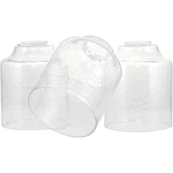 Kira Home Caspian Persianas de vidrio martilladas de 6_1