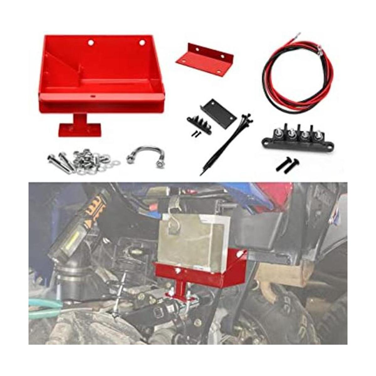 Canitu Kit de reubicación de batería de aluminio para
