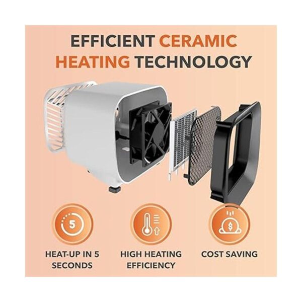 BLAUX Heatcore Calentador portátil de 450 W de bajo_2