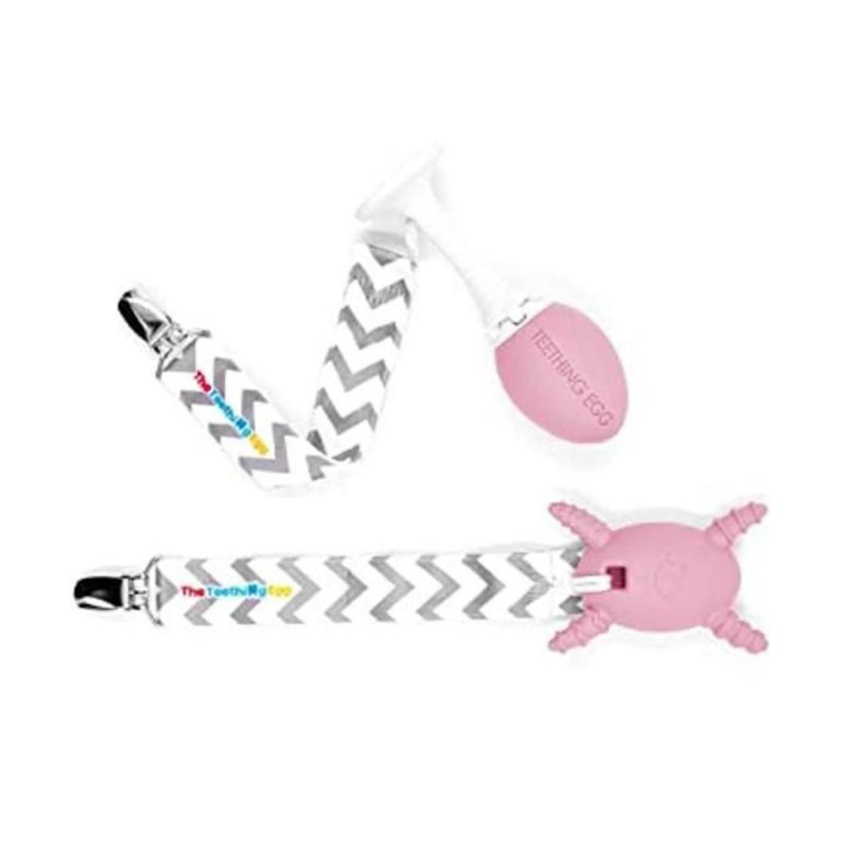 The Teething Egg Paquete rosa Imprescindible de la lista