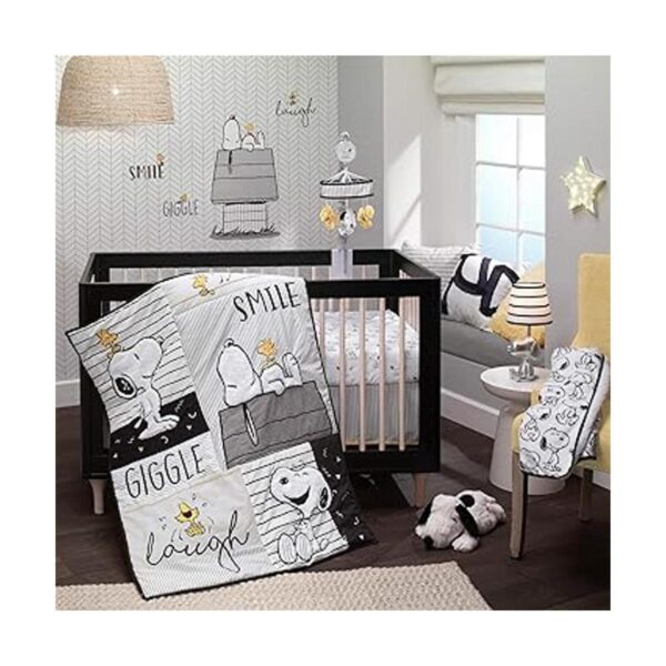 Lambs Ivy Classic Snoopy Cuna musical para bebé color_6