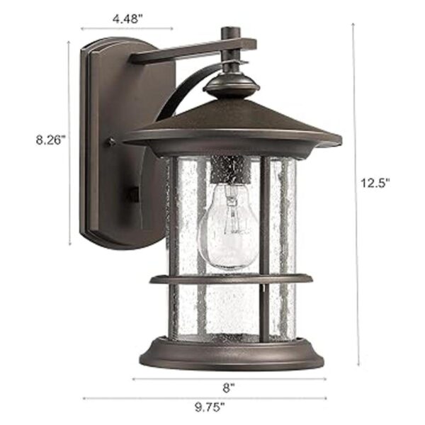 MICSIU Lámpara de pared para exteriores farol de pared