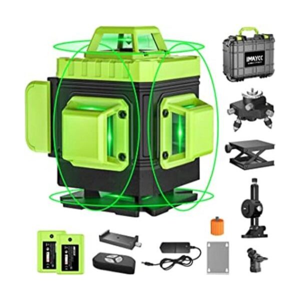 Nivel láser 4D nivel láser autonivelante recargable_1