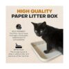 Caja de arena desechable Eco Friendly