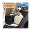 Extensor de asiento de automóvil para perros con_4