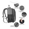 MATEIN Mochila rodante resistente al agua mochila de_5