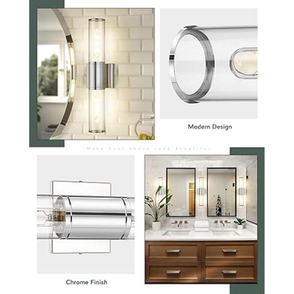 METWET VL834CHCL Lámparas de pared cromadas en aplique de_3