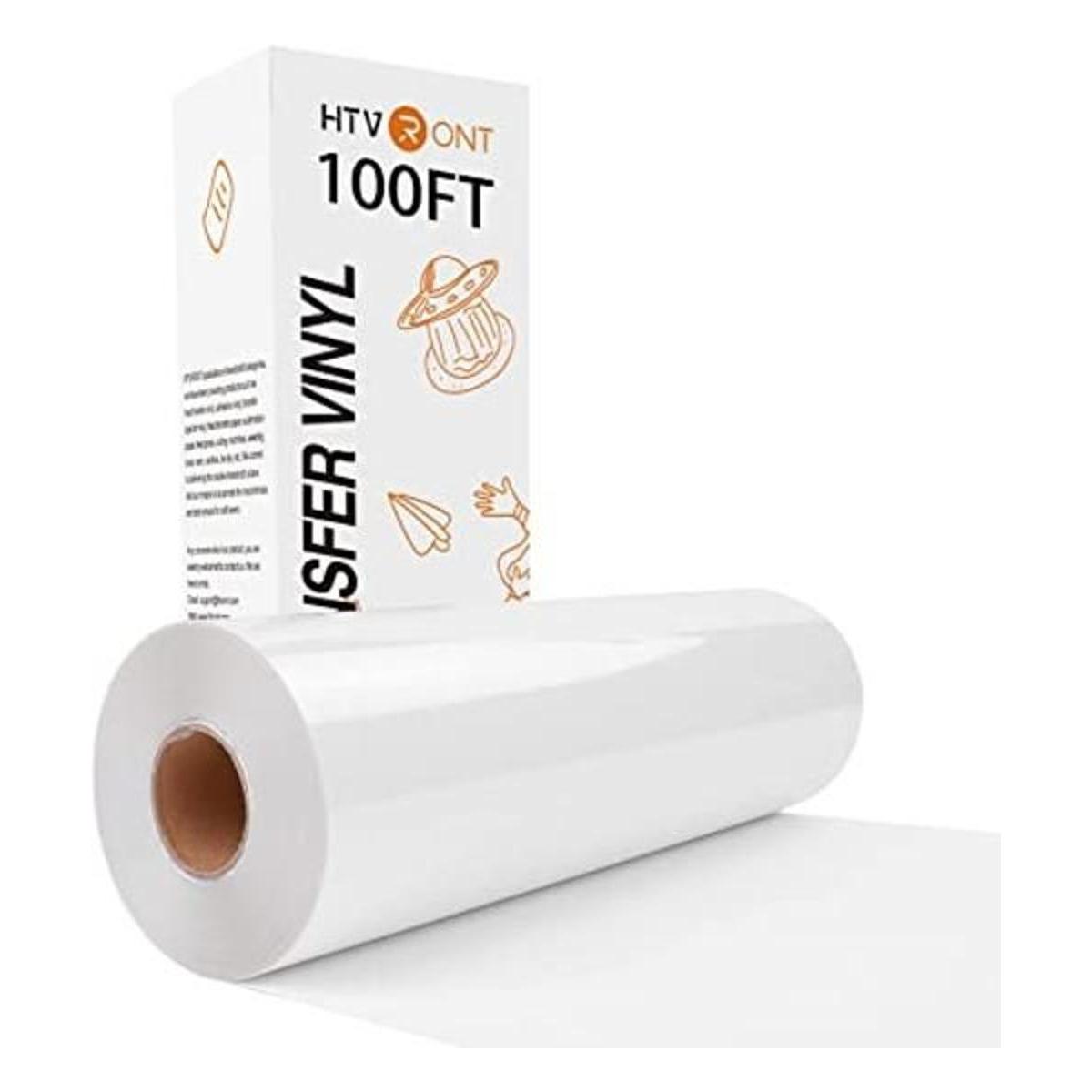 HTVRONT Rollos de vinilo HTV de color blanco para