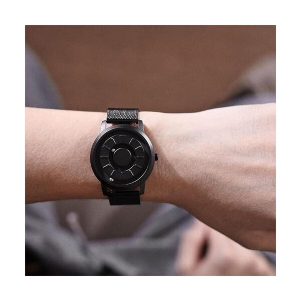 EUTOUR Relojes de pulsera de acero inoxidable para hombre_5
