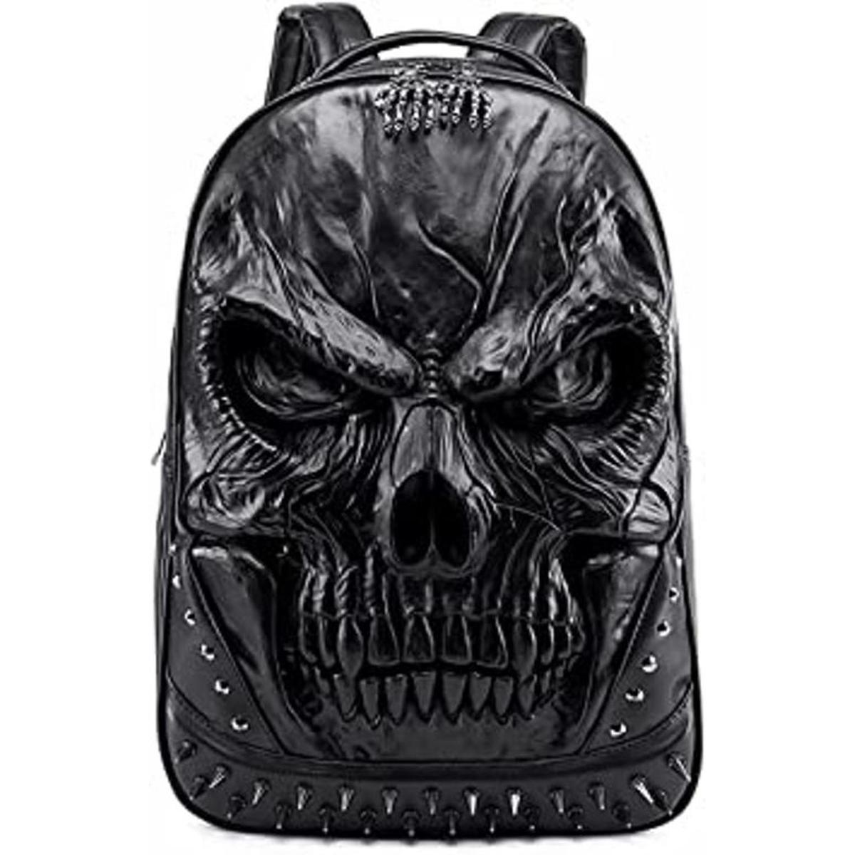 Mochila 3D Calavera negra B L